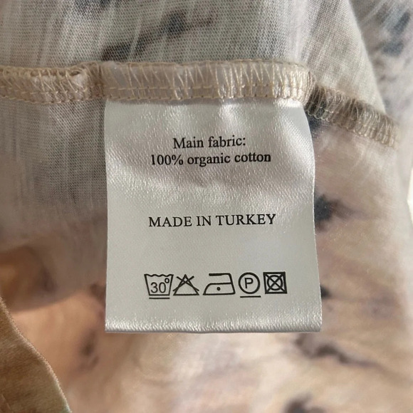 Munthe peach tie dye mail relaxed casual midi dress - Picture 6 of 7